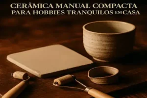 Cerâmica Manual Compacta para Hobbies Tranquilos em Casa