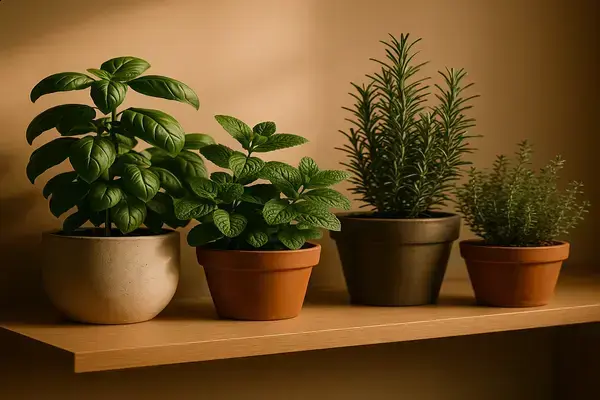 Hobbies com Plantas Aromáticas para Ambientes Internos Minimalistas