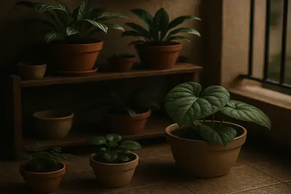 Jardinagem Relaxante para Varandas Pequenas com Pouca Luz