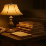 Leitura Relaxante com Luminárias Vintage de Luz Amarela Suave